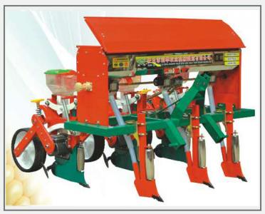 三行仿形玉米免耕施肥精播機